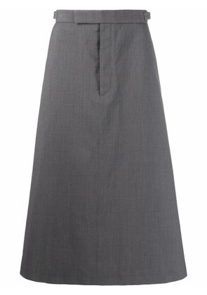 Thom Browne piqué suit skirt - Grey