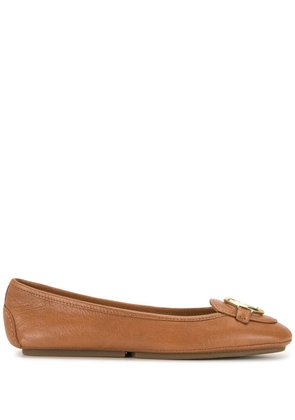 Michael Michael Kors Lillie leather moccasins - Brown