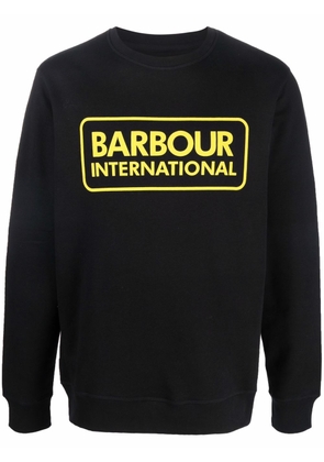Barbour logo-print cotton sweatshirt - Black