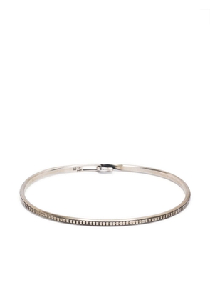 WERKSTATT:MÜNCHEN circular-design polished-finish bracelet - Silver