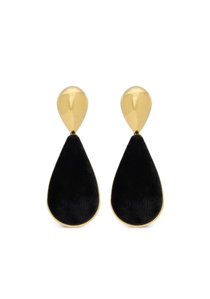 Saint Laurent Hourglass clip-on earrings - Black