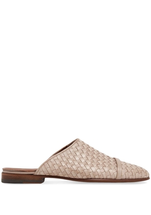 Malone Souliers interwoven-design leather loafers - Neutrals