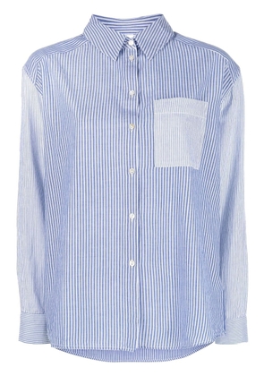 Ba&Sh two-tone striped cotton shirt - Blue