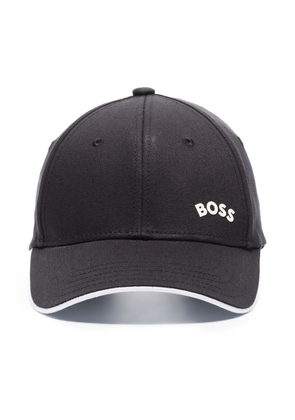 BOSS logo-print baseball cap - Black