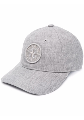 Stone Island Compass embroidery cap - Grey