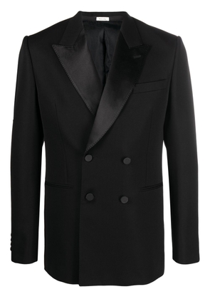 Alexander McQueen double-breasted wool dinner jacket - Black
