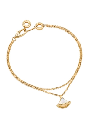 Bvlgari Yellow Gold And Mother-Of-Pearl Diva'S Dream Bracelet
