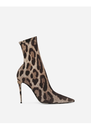 Dolce & Gabbana Stivaletto - Woman Boots And Booties Animal Print 35.5