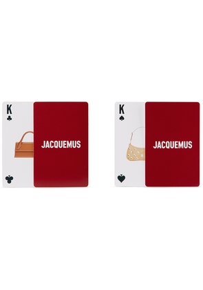 Jacquemus Red Guirlande 'Le Set de Cartes' Playing Card Set