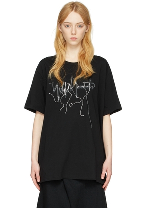 Regulation Yohji Yamamoto Black Cotton T-Shirt