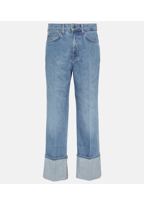Veronica Beard Dylan high-rise straight jeans