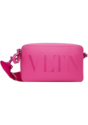 Valentino Garavani Pink 'VLTN' Messenger Bag