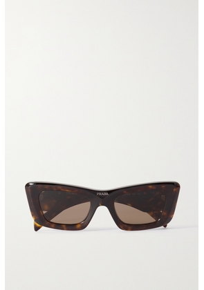Prada Eyewear - Square-frame Tortoiseshell Acetate Sunglasses - One size
