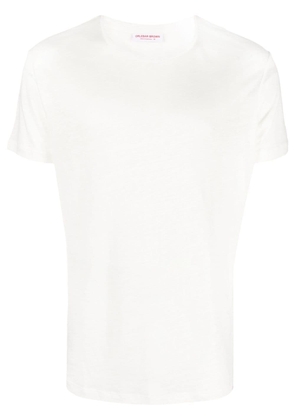 Orlebar Brown crew-neck linen T-shirt - White