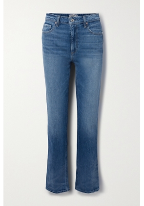 PAIGE - Stella High-rise Straight-leg Jeans - Blue - 23,24,25,26,27,28,29,30,31,32