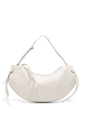 Yuzefi large Fortune Cookie leather shoulder bag - White