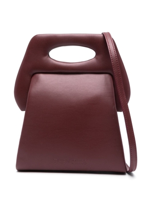 Themoirè Clori faux-leather tote bag - Red