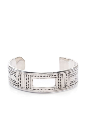 Hermès 2000-2009 pre-owned Newton Touareg bangle bracelet - Silver