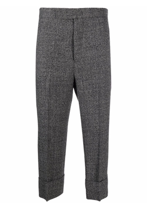 SAPIO cropped tailored trousers - Grey