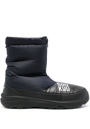 The North Face x Undercover logo-print padded boots - Blue