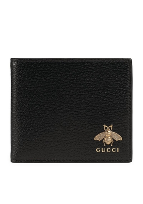 Gucci Leather Animalier Wallet