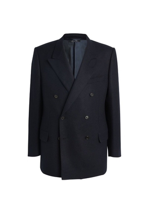 Dunhill Wool-Cashmere Double-Breasted Blazer