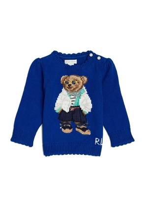 Ralph Lauren Kids Cotton Summer Bear Sweater (3-24 Months)