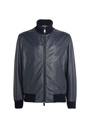 Pal Zileri Faux-Leather Jacket