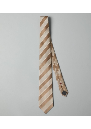 Brunello Cucinelli Silk Herringbone Tie