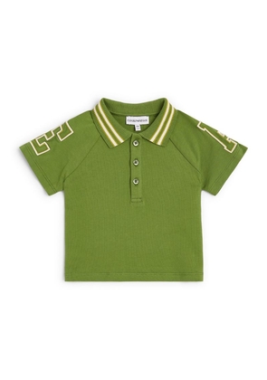 Emporio Armani Kids Cotton Initial Polo Shirt (6-36 Months)