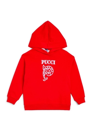 Pucci Junior Fish Logo Hoodie (4-14 Years)