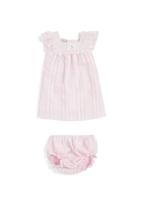 Paz Rodriguez Cotton Striped Dress With Bloomers (1-24 Months)