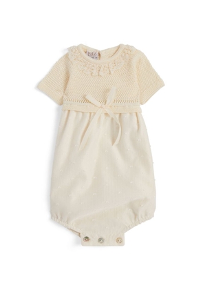 Paz Rodriguez Half-Knitted Playsuit (1-18 Months)