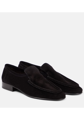The Row New Soft suede loafers