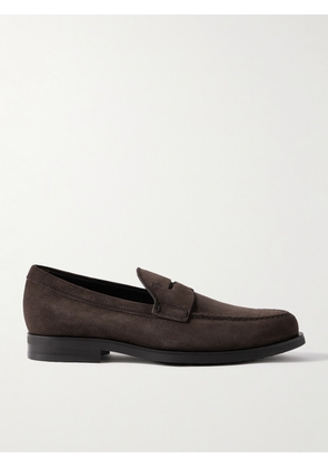 Tod's - Suede Loafers - Men - Brown - UK 6