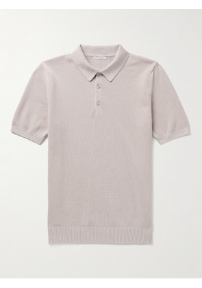 Boglioli - Cotton-Piqué Polo Shirt - Men - Gray - S