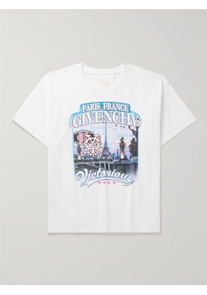 Givenchy - Logo-Print Cotton-Jersey T-Shirt - Men - White - XS