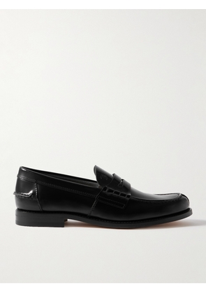 Tod's - Glossed-Leather Penny Loafers - Men - Black - UK 6