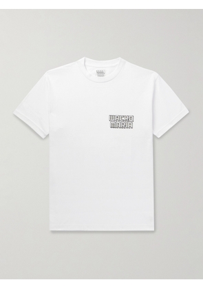 Wacko Maria - Glittered Printed Cotton-Jersey T-Shirt - Men - White - S
