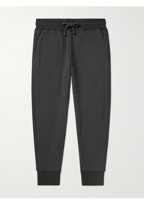 Kingsman - Tapered Logo-Embroidered Cotton and Cashmere-Blend Jersey Sweatpants - Men - Gray - XS