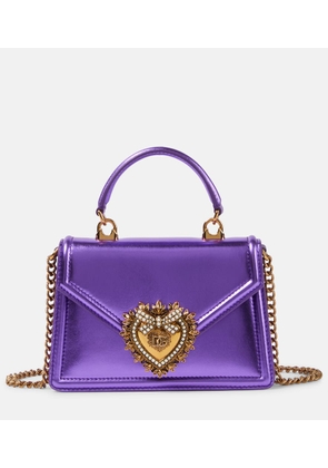 Dolce&Gabbana Devotion Small leather tote bag