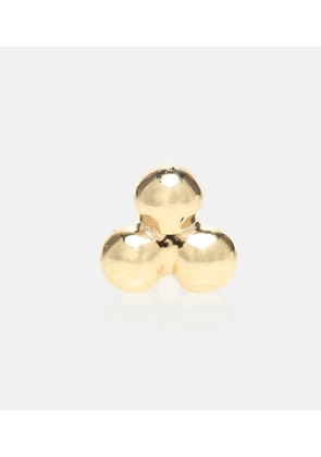 Maria Tash Three Ball Trinity 14kt gold single earring