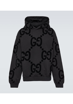 Gucci Jumbo GG cotton jersey hoodie