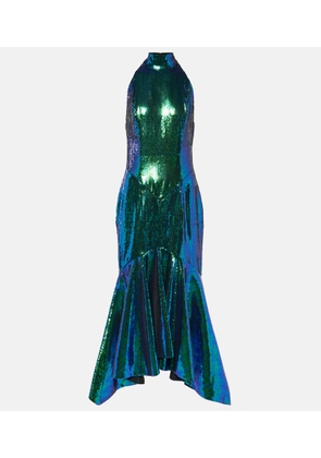 Alexandre Vauthier Sequined fishtail midi dress
