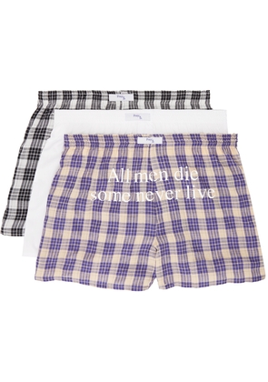 Praying Three-Pack Multicolor Boxers