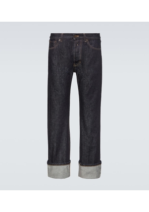 Alexander McQueen Low-rise straight jeans
