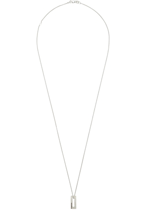 Le Gramme Silver 'Le 1.5 Grammes' Rectangle Necklace
