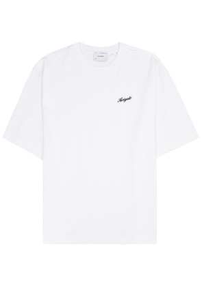 Axel Arigato Honor Logo-embroidered Cotton T-shirt - White - L