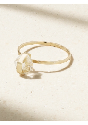 Melissa Joy Manning - 14-karat Recycled Gold Herkimer Diamond Ring - 5,6,7,8