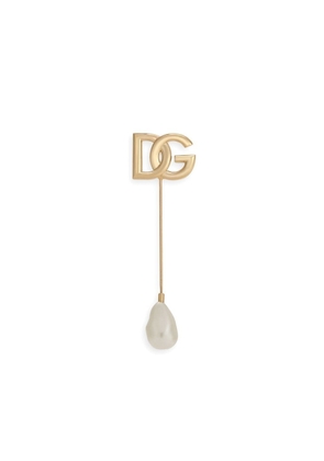 Dolce & Gabbana DG-logo lapel pin - Gold
